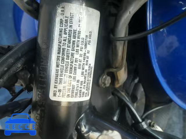 2005 KAWASAKI VN800 JKBVNCA115B515364 зображення 9