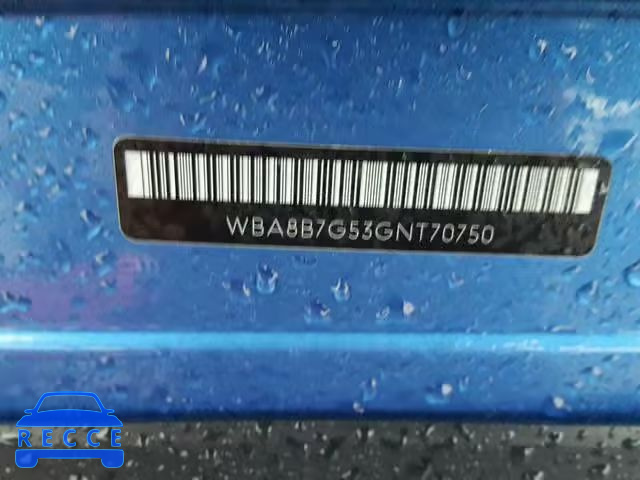 2016 BMW 340 XI WBA8B7G53GNT70750 зображення 9