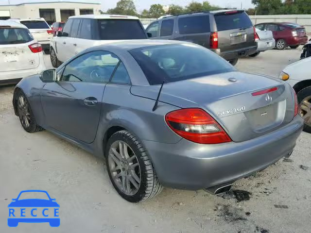 2009 MERCEDES-BENZ SLK 300 WDBWK54F59F190953 image 2