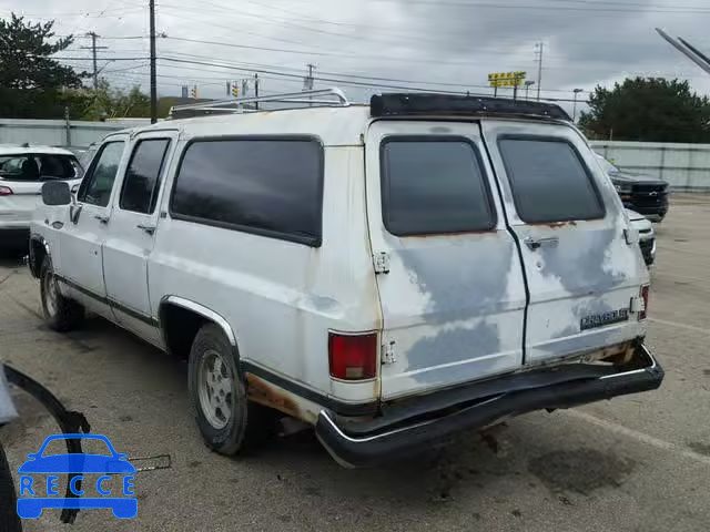 1991 CHEVROLET SUBURBAN R 1GNER16K2MF101691 зображення 2