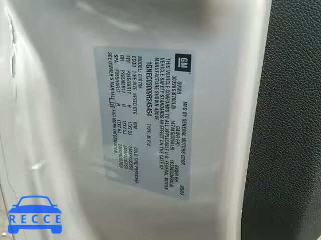 2009 CHEVROLET TAHOE POLI 1GNEC03009R245454 image 9
