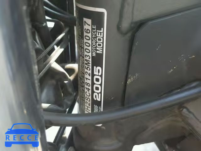 2005 HONDA CB900 F JH2SC48125M300067 image 9