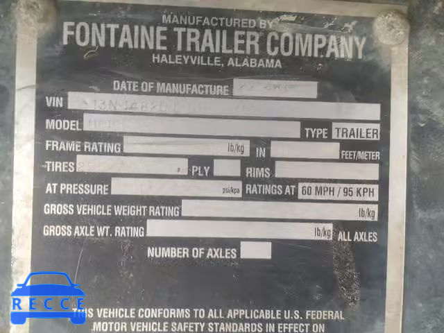 2013 FONTAINE TRAILER 13N148200D1559791 image 9