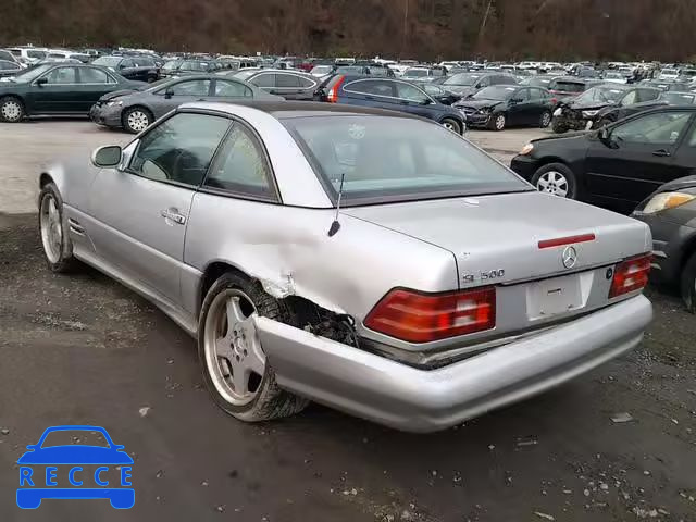 2000 MERCEDES-BENZ SL 500 WDBFA68F9YF194831 image 2