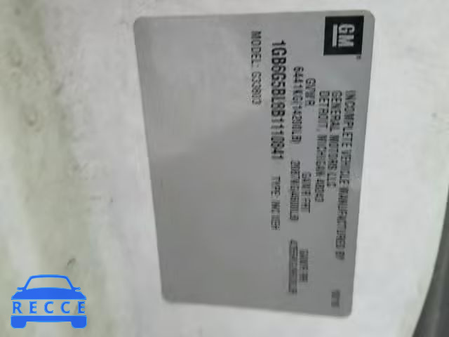 2011 CHEVROLET EXPRESS G4 1GB6G5BL8B1110841 image 9