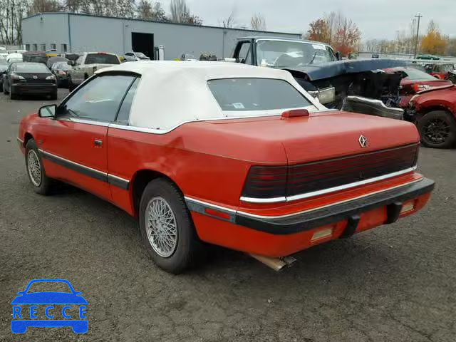 1989 CHRYSLER LEBARON 1C3XJ45JXKG272798 зображення 2