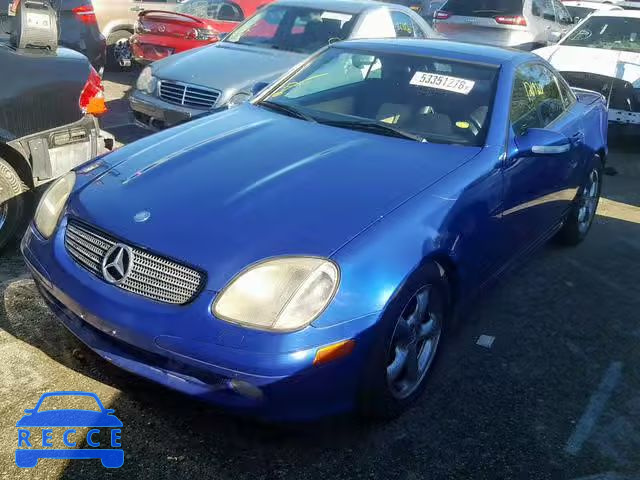 2002 MERCEDES-BENZ SLK 320 WDBKK65F62F261120 зображення 1