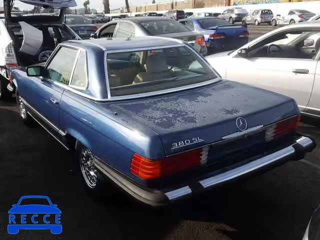 1985 MERCEDES-BENZ 380 SL WDBBA45CXFA020239 image 2