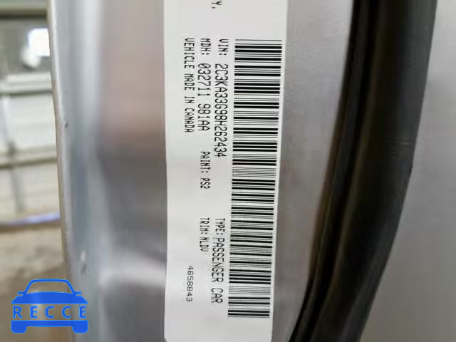 2008 CHRYSLER 300 LIMITE 2C3KA33G98H262434 image 9