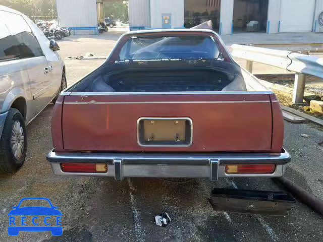 1981 CHEVROLET EL CAMINO 1GCCW80A4BZ402234 зображення 9