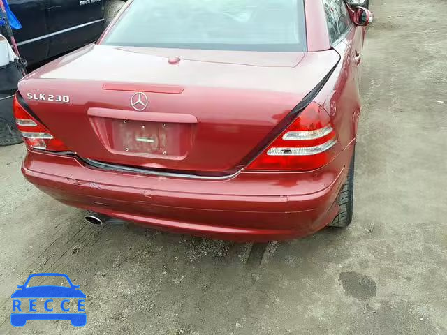 2004 MERCEDES-BENZ SLK 230 KO WDBKK49F94F300364 зображення 8