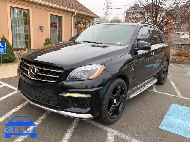 2013 MERCEDES-BENZ ML 63 AMG 4JGDA7EBXDA136925 зображення 1