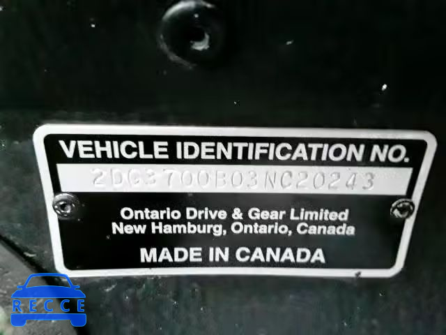 2003 ARGO CONQUEST 2DG3700B03NC20243 image 9