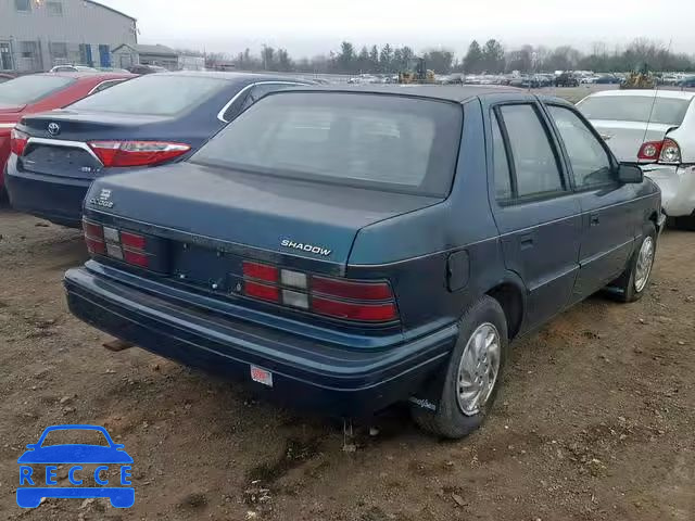 1993 DODGE SHADOW 1B3XP28D2PN580301 image 3