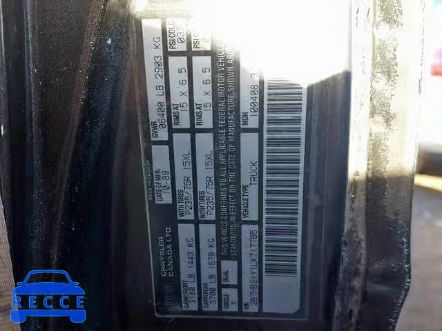 1990 DODGE RAM VAN B2 2B7HB21Y1LK717765 image 9