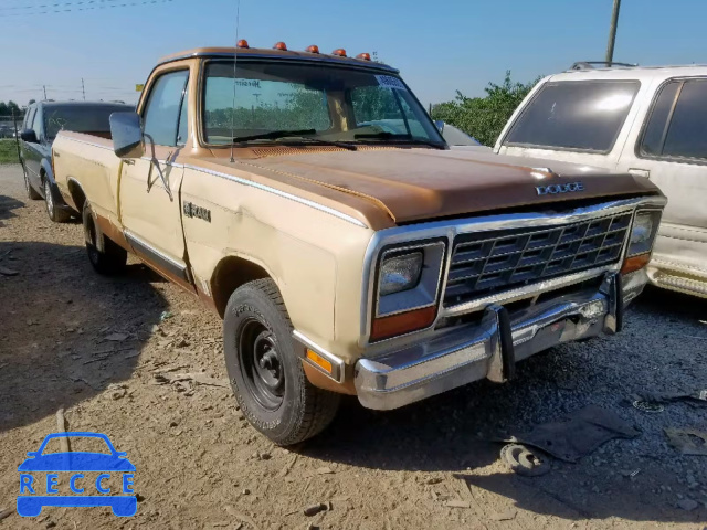 1985 DODGE D-SERIES D 1B7GD14T5FS504098 зображення 0