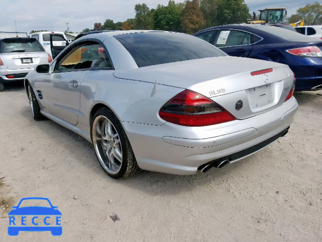 2005 MERCEDES-BENZ SL 55 AMG WDBSK74F25F094556 image 2