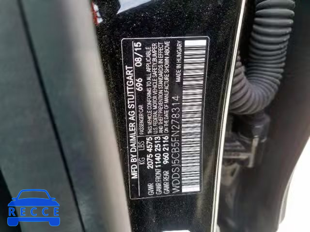 2015 MERCEDES-BENZ CLA 45 AMG WDDSJ5CB5FN278314 image 9