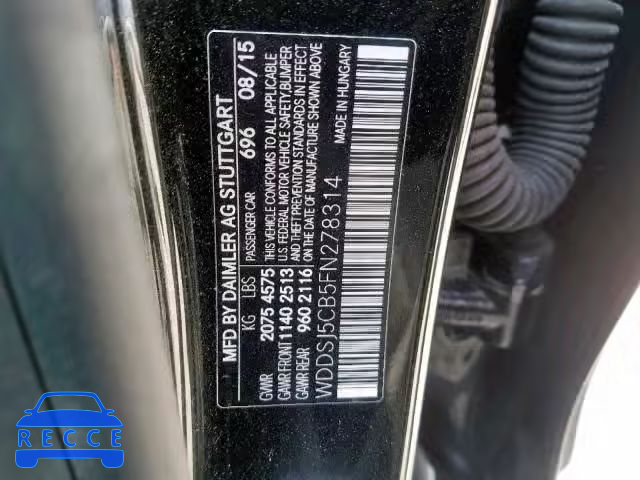 2015 MERCEDES-BENZ CLA 45 AMG WDDSJ5CB5FN278314 image 6