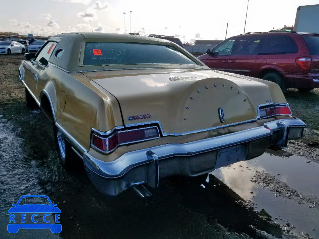 1976 LINCOLN CONTINENTL 6Y89A821643 Bild 2