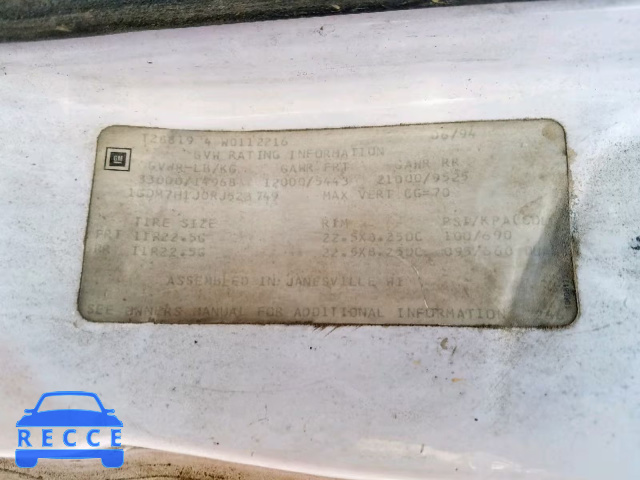 1994 GMC TOPKICK C7 1GDM7H1J0RJ523749 image 9