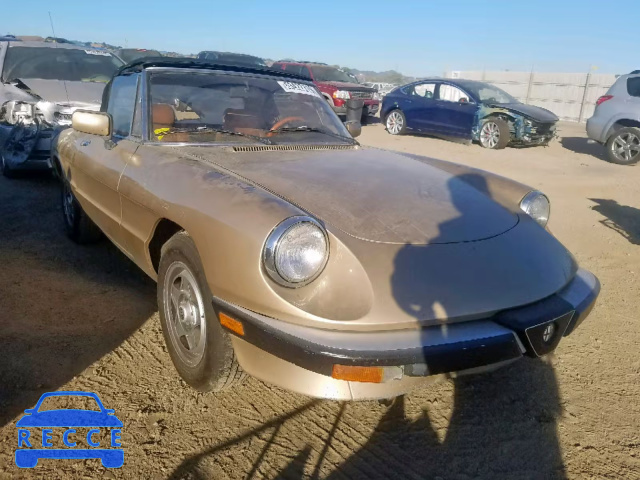 1987 ALFA ROMEO SPIDER VEL ZARBA5584H1048632 image 0