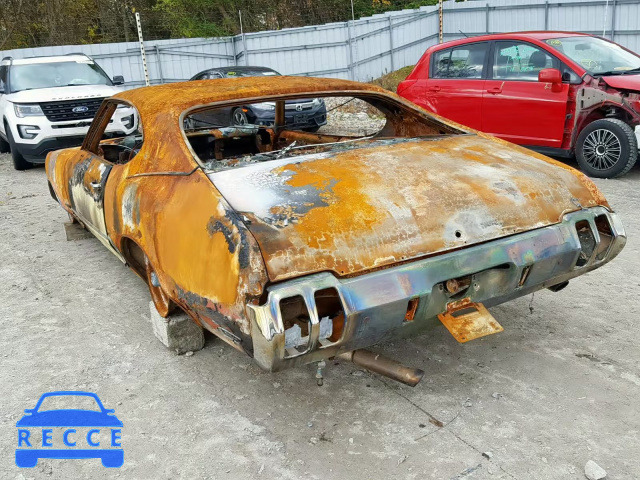 1970 OLDSMOBILE CUTLASS 336870M205436 image 2