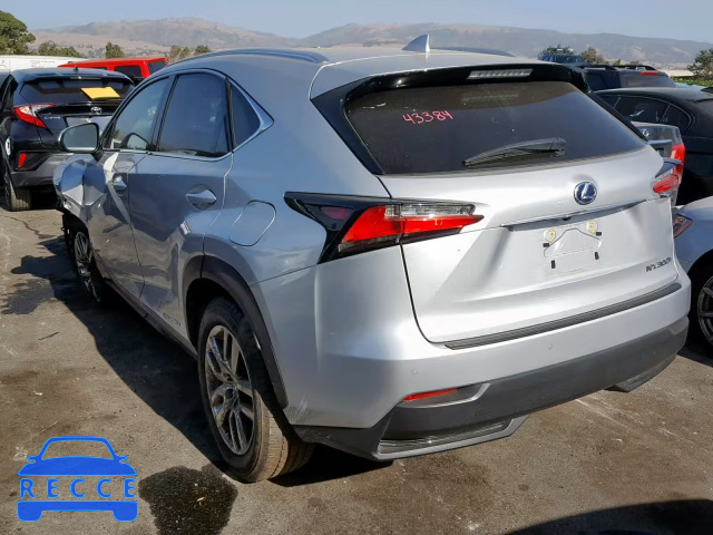 2016 LEXUS NX 300H JTJBJRBZ5G2035991 image 2