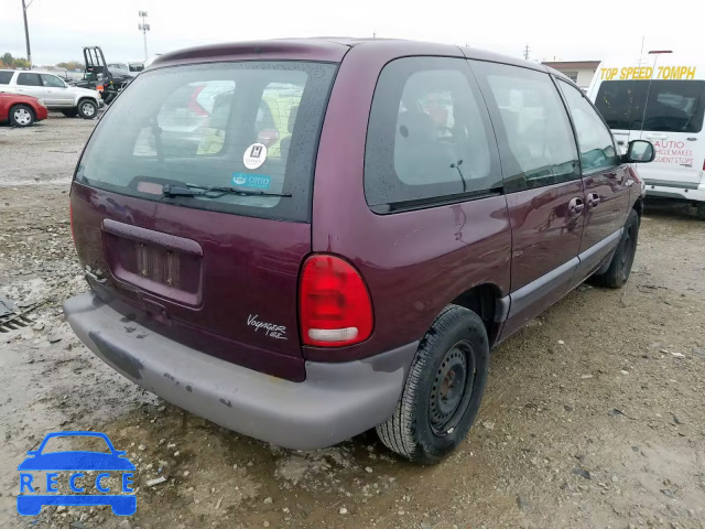 2000 PLYMOUTH VOYAGER SE 2P4GP45G7YR533130 зображення 3