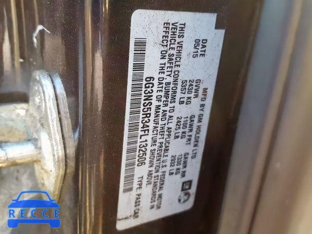 2015 CHEVROLET CAPRICE PO 6G3NS5R34FL132506 image 9
