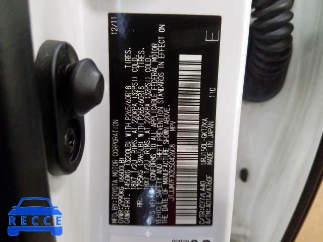 2012 LEXUS GX PREMIUM JTJJM7FX3C5042608 Bild 9