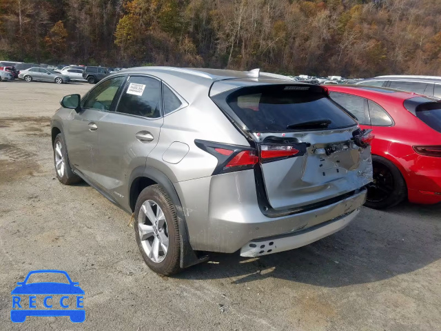 2017 LEXUS NX 300H JTJBJRBZ2H2060848 image 2