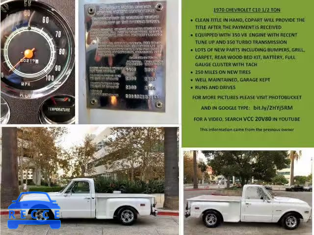 1970 CHEVROLET C-10 CS140Z127153 image 9