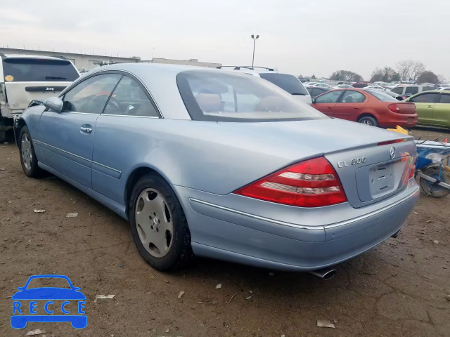 2002 MERCEDES-BENZ CL 600 WDBPJ78JX2A021466 image 2