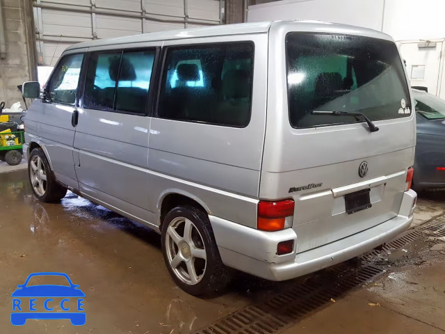 2001 VOLKSWAGEN EUROVAN MV WV2MB470X1H157869 Bild 2