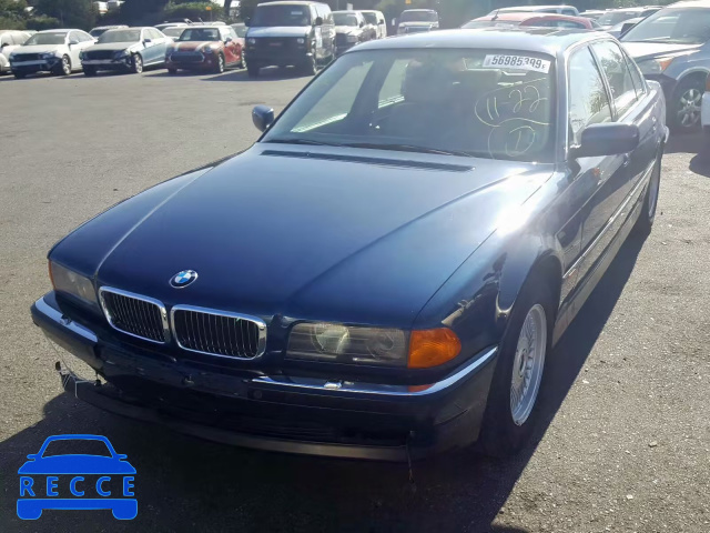 1998 BMW 750 IL WBAGK2325WDH69838 image 1