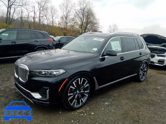 2020 BMW X7 XDRIVE4 5UXCW2C03L9A00241 image 1