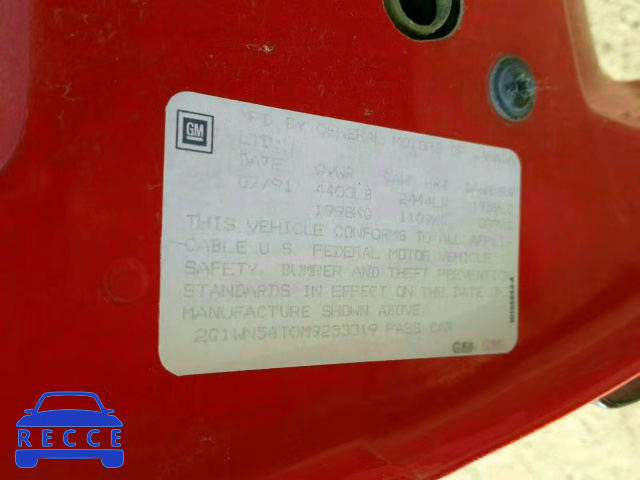 1991 CHEVROLET LUMINA EUR 2G1WN54T0M9253319 image 9