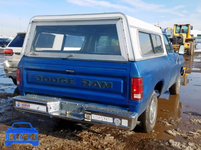 1985 DODGE D-SERIES D 1B7GD14T9FS555152 image 3