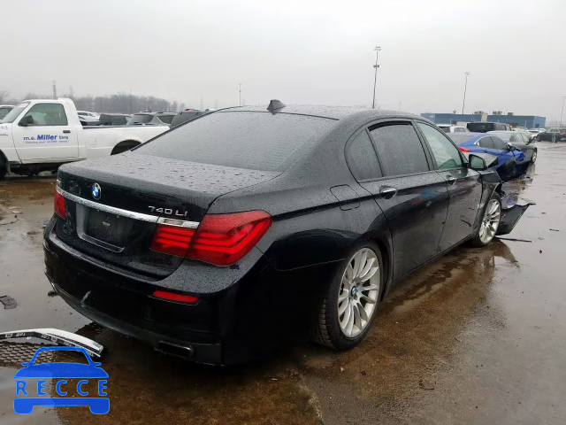 2013 BMW 740 LXI WBAYF4C54DDE23789 зображення 3