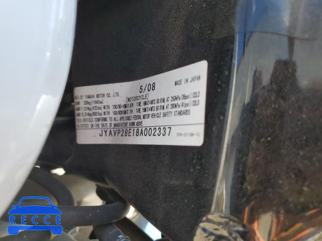 2008 YAMAHA XV1700 A JYAVP28E18A002337 image 9