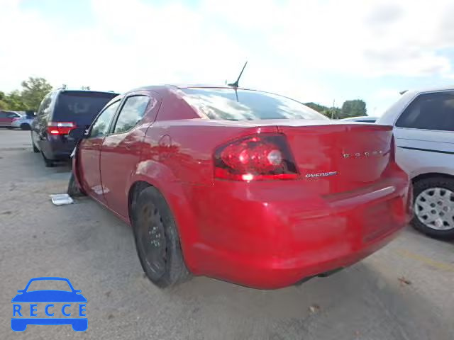 2013 DODGE AVENGER SE 1C3CDZAG8DN757596 image 2