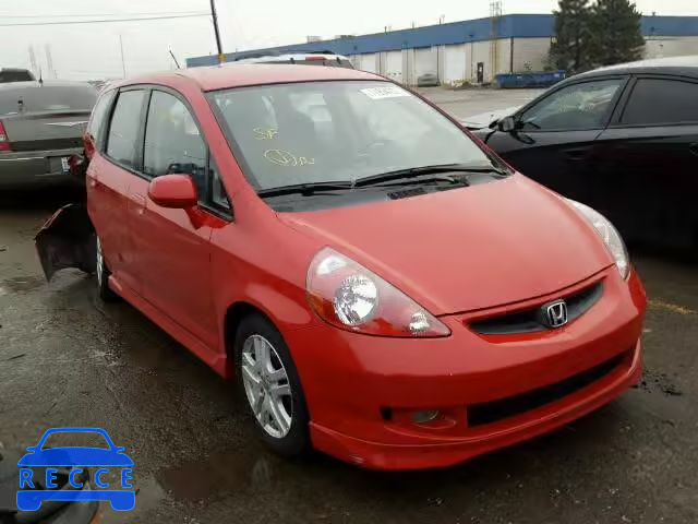 2008 HONDA FIT SPORT JHMGD38678S004560 image 0