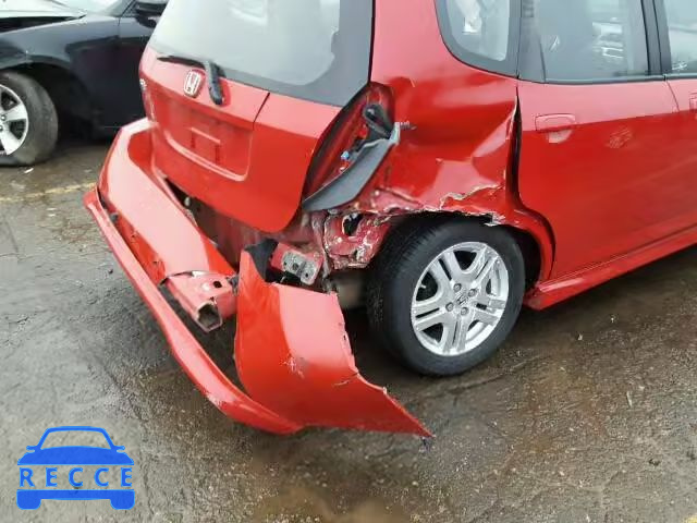 2008 HONDA FIT SPORT JHMGD38678S004560 image 9