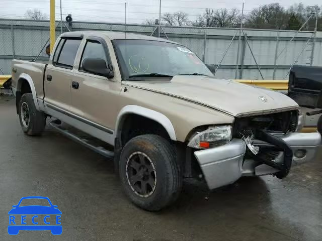 2003 DODGE DAKOTA QUA 1D7HG48X03S108754 image 0