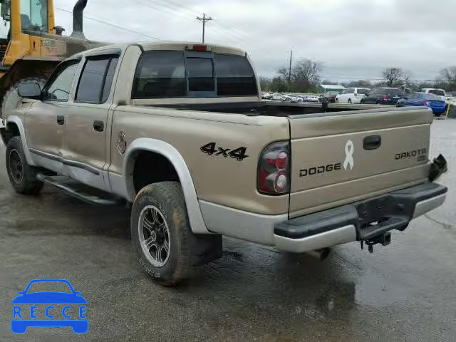 2003 DODGE DAKOTA QUA 1D7HG48X03S108754 image 2