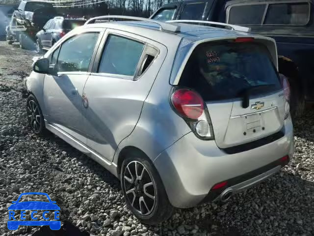 2014 CHEVROLET SPARK 2LT KL8CF6S91EC469347 зображення 2