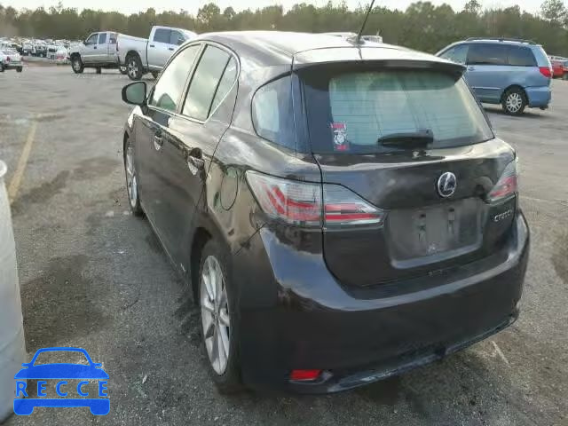 2011 LEXUS CT200H JTHKD5BH0B2023040 зображення 2