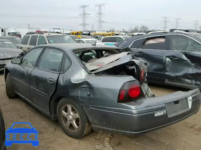 2005 CHEVROLET IMPALA LS 2G1WH52K859104997 image 2