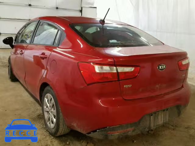 2014 KIA RIO LX KNADM4A31E6371725 image 2